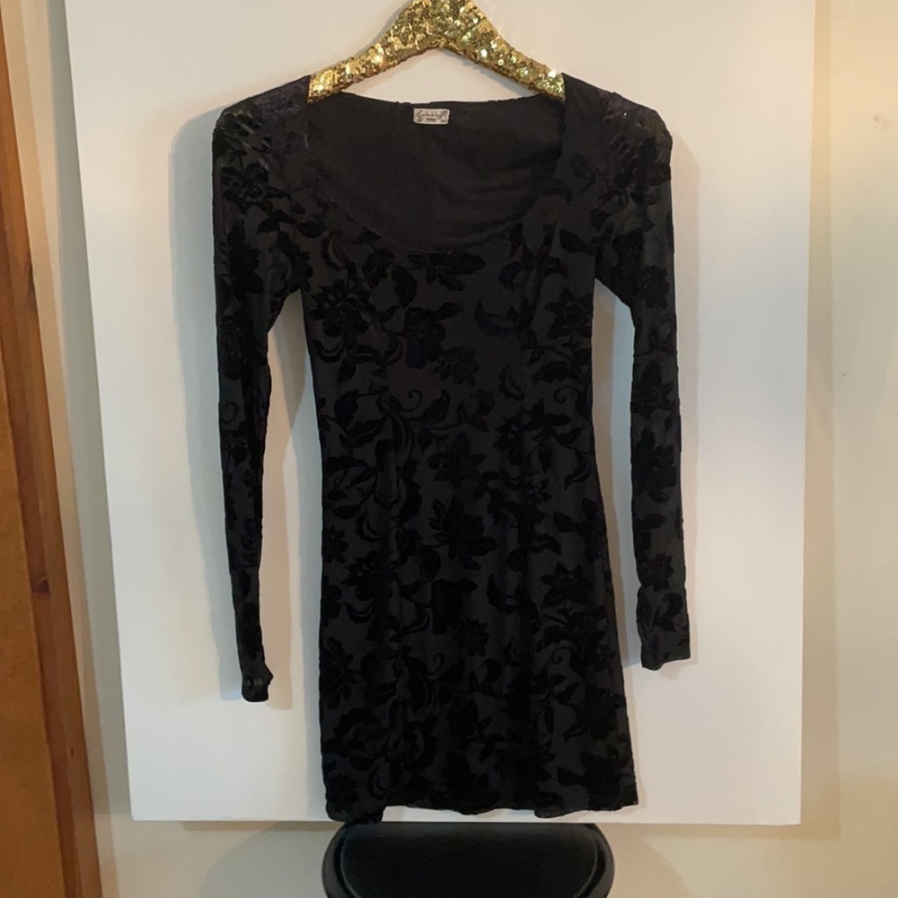 Free People Lotta Love Black Slip Dress - Picture 9 of 16